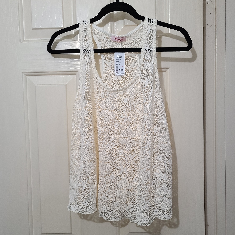 Crochet Top (Brand New w/ Tags)